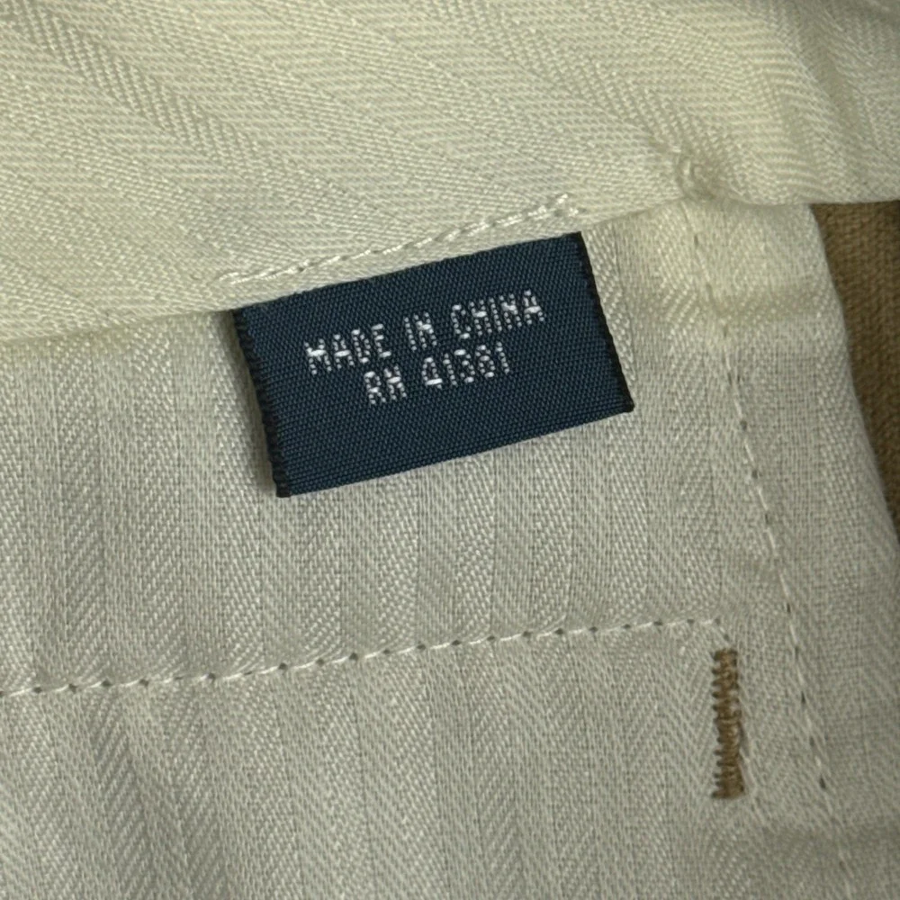 Polo Ralph Lauren Corduroy Pants Mens 38x28* Brown Stretch Vintage Preppy Office
